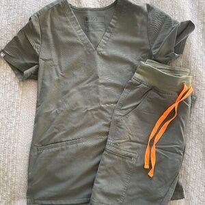 Figs scrub set - XXS Moss